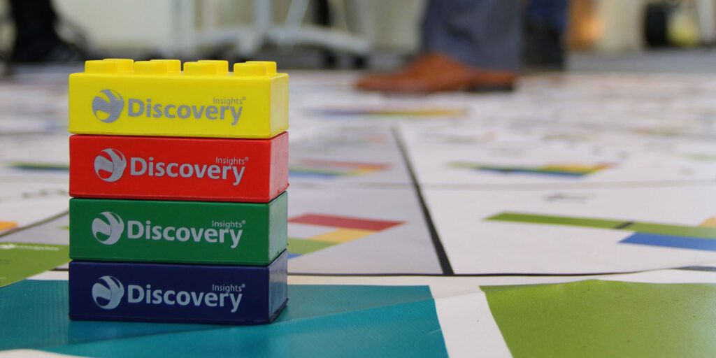 colored blocks from an insights discovery profile